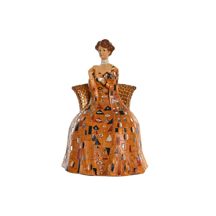Statua Decorativa DKD Home Decor Giallo Resina (21,5 x 18,5 x 31 cm)