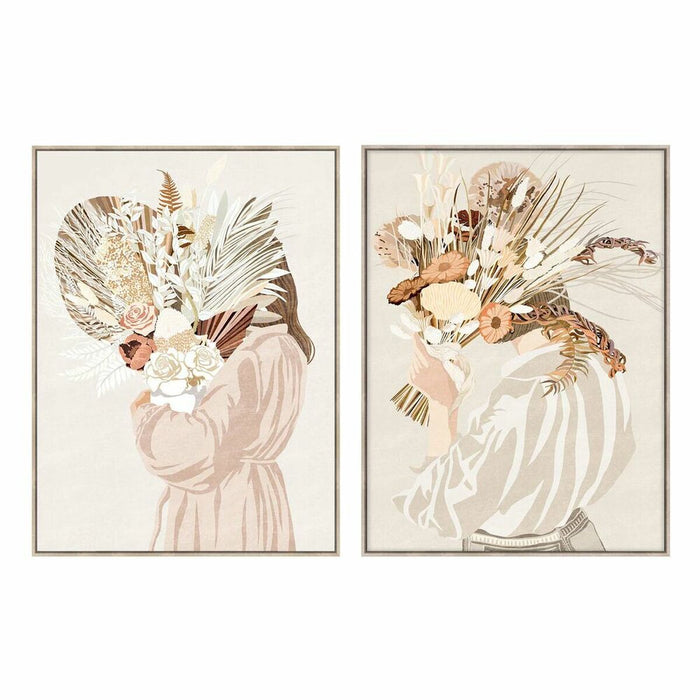 Toile DKD Home Decor polystyrène Toile 90 x 4 x 120 cm