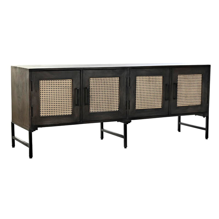 Aparador DKD Home Decor Marrón Ratán Madera de mango (155 x 40 x 61,5 cm)