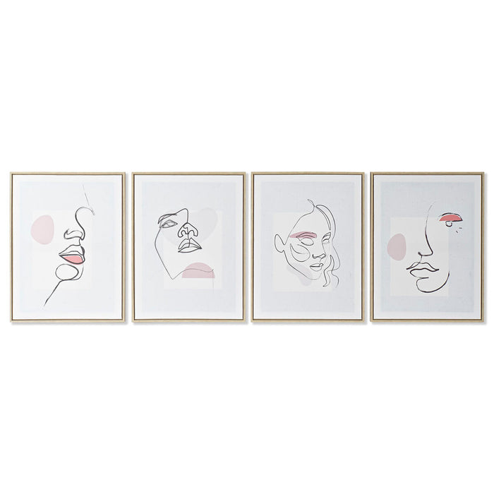 Canvas DKD Home Decor polystyrene Canvas 45 x 2,5 x 60 cm