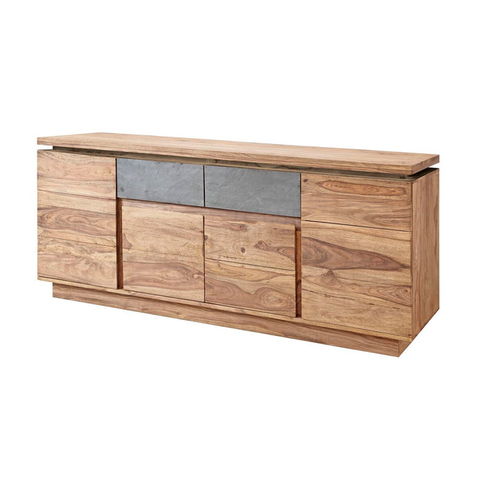 Sideboard DKD Home Decor Grey Natural Wood 175 x 45 x 72 cm