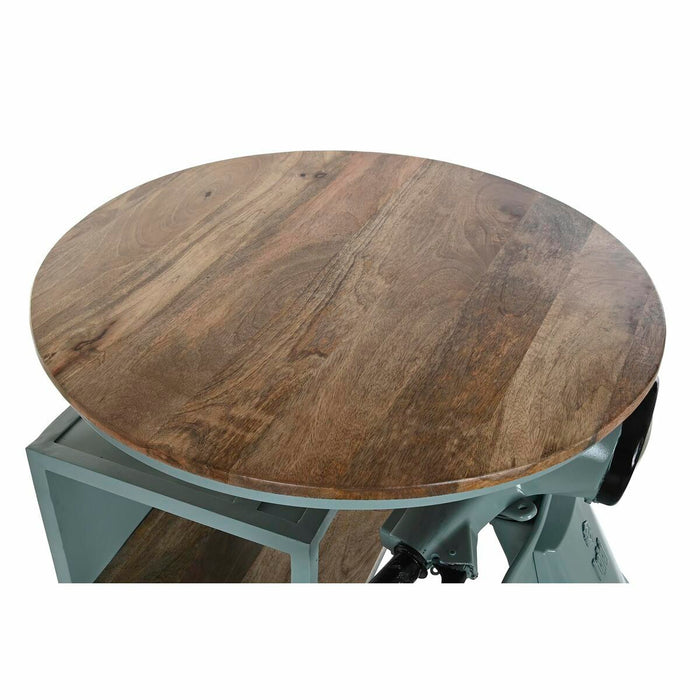 Tavolo DKD Home Decor Azzurro Marrone Verde Ferro Legno di mango 116 x 72 x 110 cm