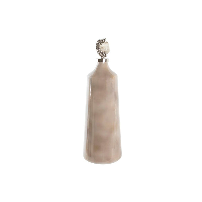 Jarrón DKD Home Decor Cristal Rosa Piedras (19 x 19 x 59 cm)