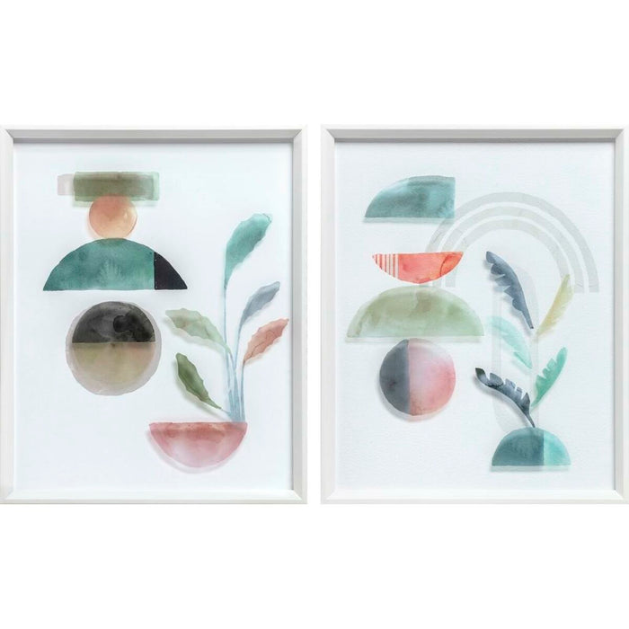 Acrylic Painting DKD Home Decor polystyrene 40 x 3,8 x 50 cm 43 x 3,8 x 53 cm