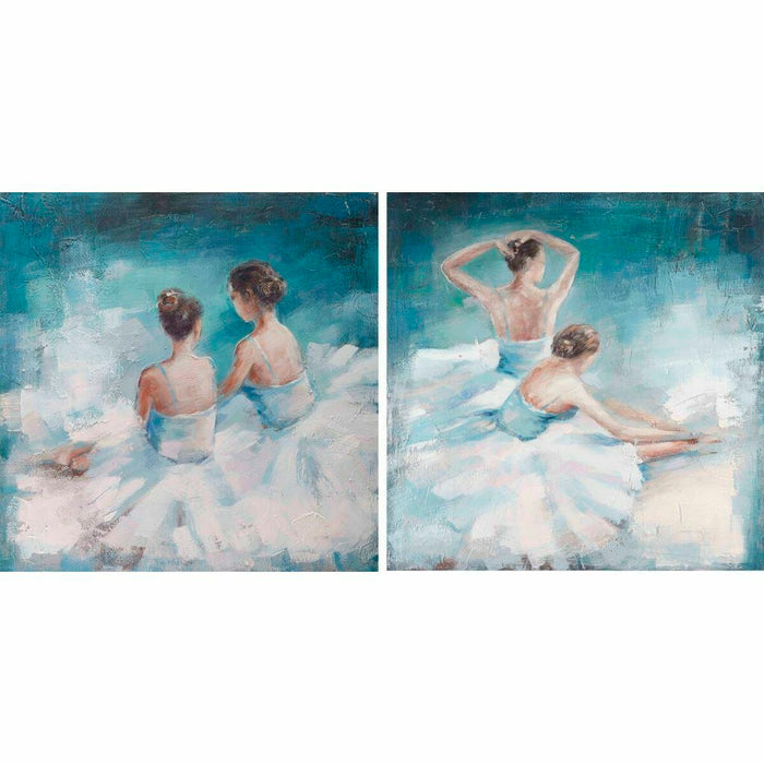 Toile DKD Home Decor Pin Toile 100 x 3,5 x 100 cm