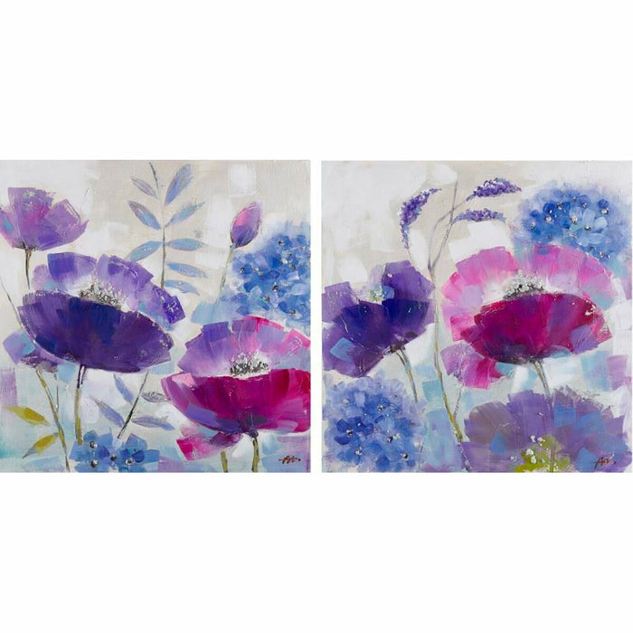 Toile DKD Home Decor Pin Toile 80 x 3,5 x 80 cm