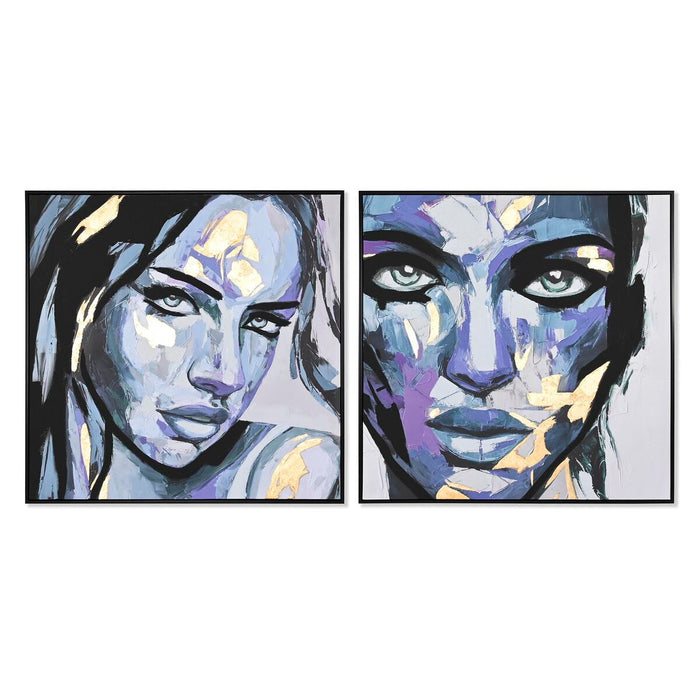 Canvas DKD Home Decor polystyrene Canvas 103 x 4,5 x 103 cm