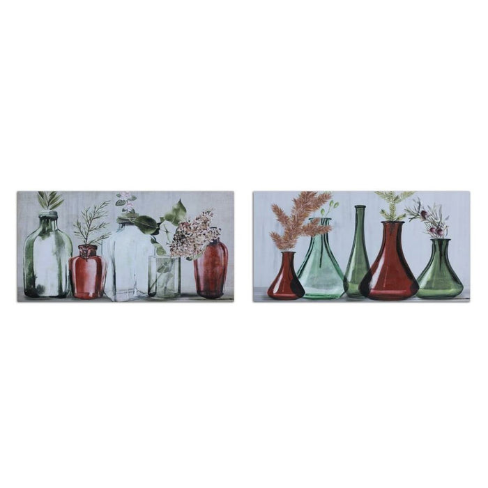 Canvas DKD Home Decor Canvas MDF Wood 120 x 2,8 x 60 cm