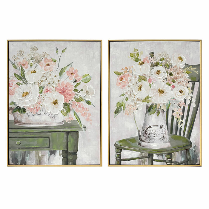 Toile DKD Home Decor polystyrène Toile 60 x 3,5 x 80 cm