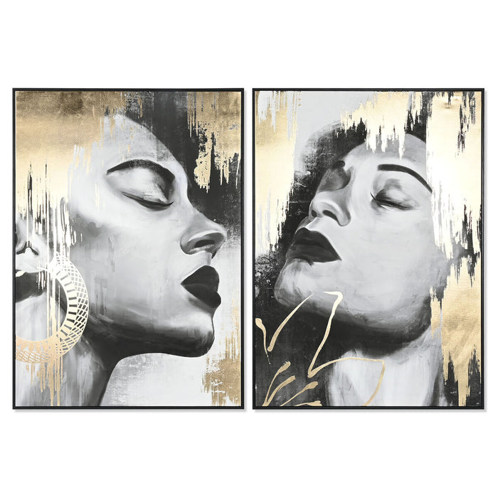 Canvas DKD Home Decor polystyrene Canvas 100 x 4 x 140 cm