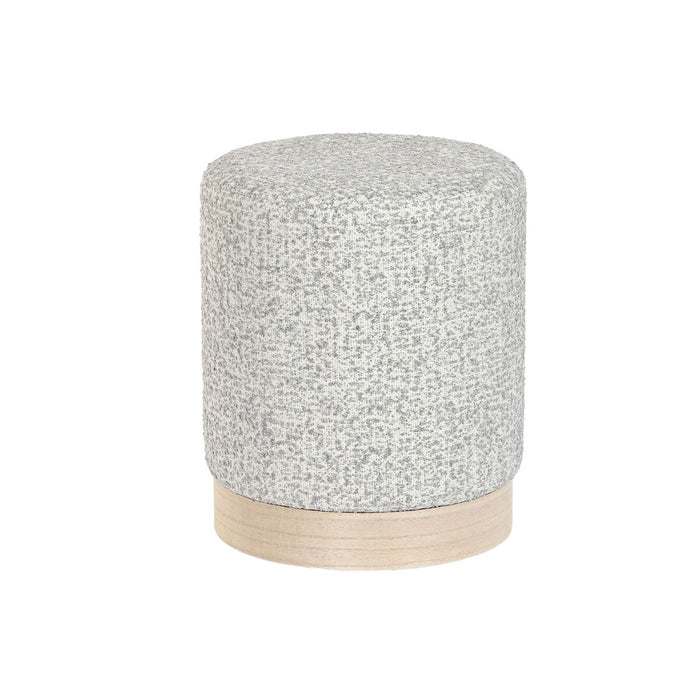 Reposapiés DKD Home Decor 32 x 32 x 38 cm Scandi Gris claro