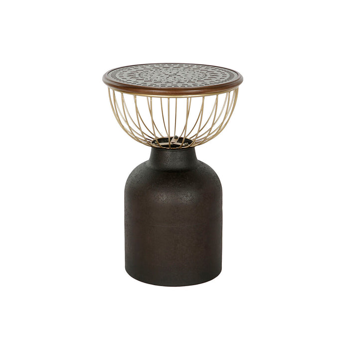 Tavolo aggiuntivo DKD Home Decor 43,5 x 43,5 x 63,5 cm Abete Metallo