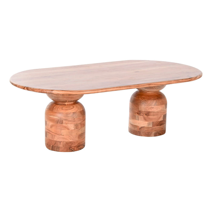 Mesa de Centro DKD Home Decor Acacia 135 x 75 x 45 cm