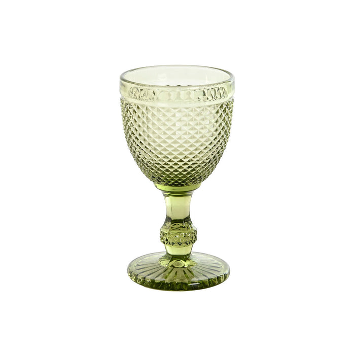 Set de Copas DKD Home Decor Verde Cristal 325 ml