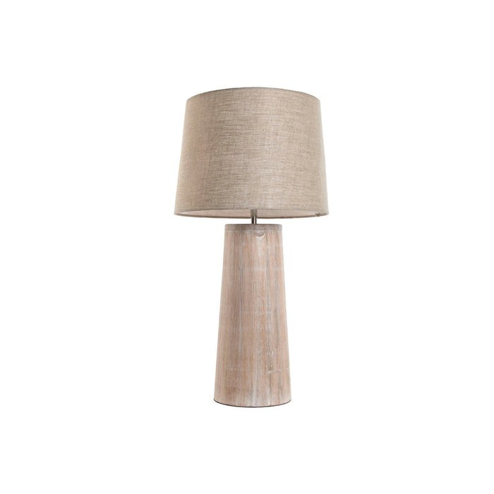 Lampe de bureau Home ESPRIT Naturel Bois de manguier 50 W 220 V 35 x 35 x 69 cm
