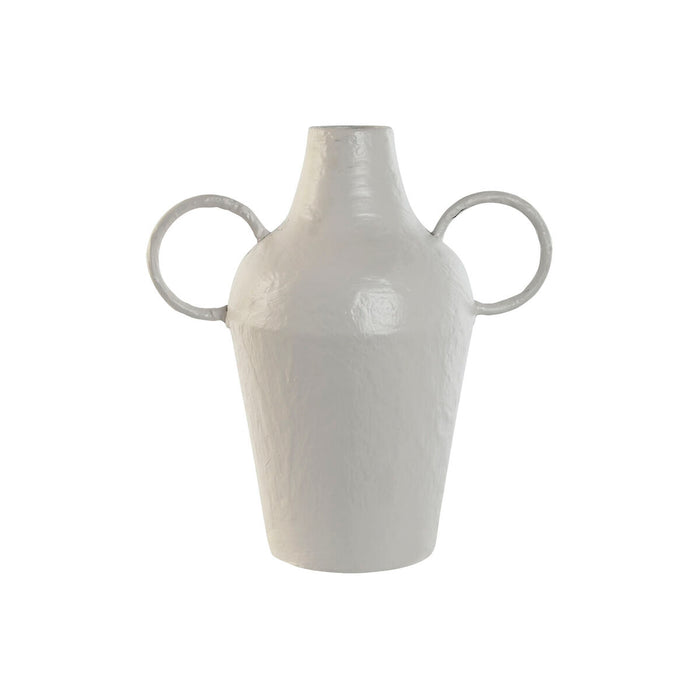 Vaso Home ESPRIT Bianco Metallo 33,5 x 20 x 36 cm