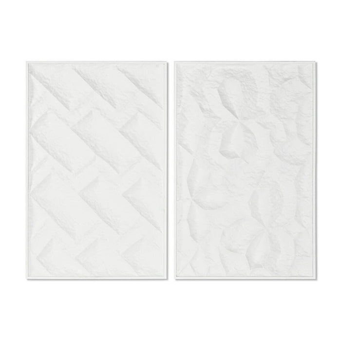 Cuadro Home ESPRIT Moderno Con relieve 58,5 x 4 x 92,5 cm (2 Unidades)