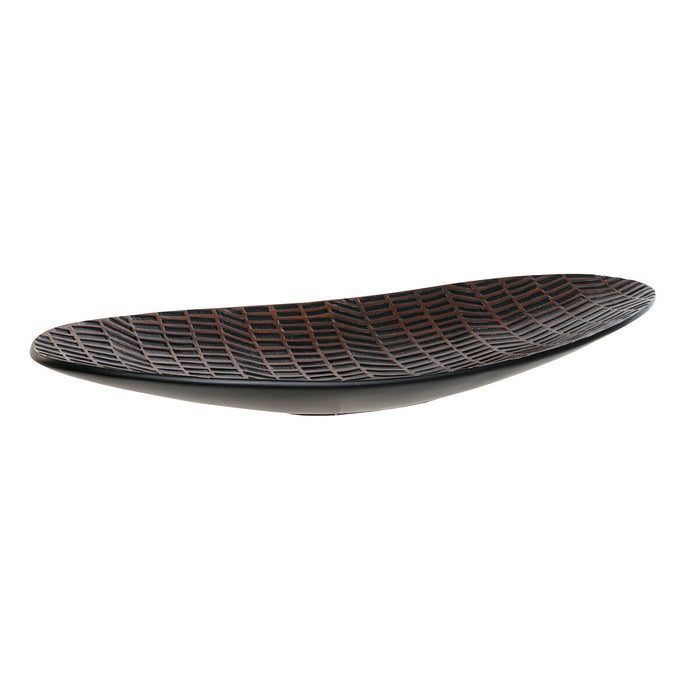 Centre de Table Home ESPRIT Marron Noir Résine 48 x 16 x 5 cm