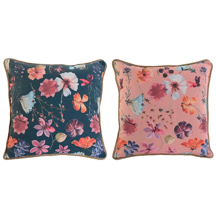 Cojín Home ESPRIT Romántico 45 x 5 x 45 cm (2 Unidades)
