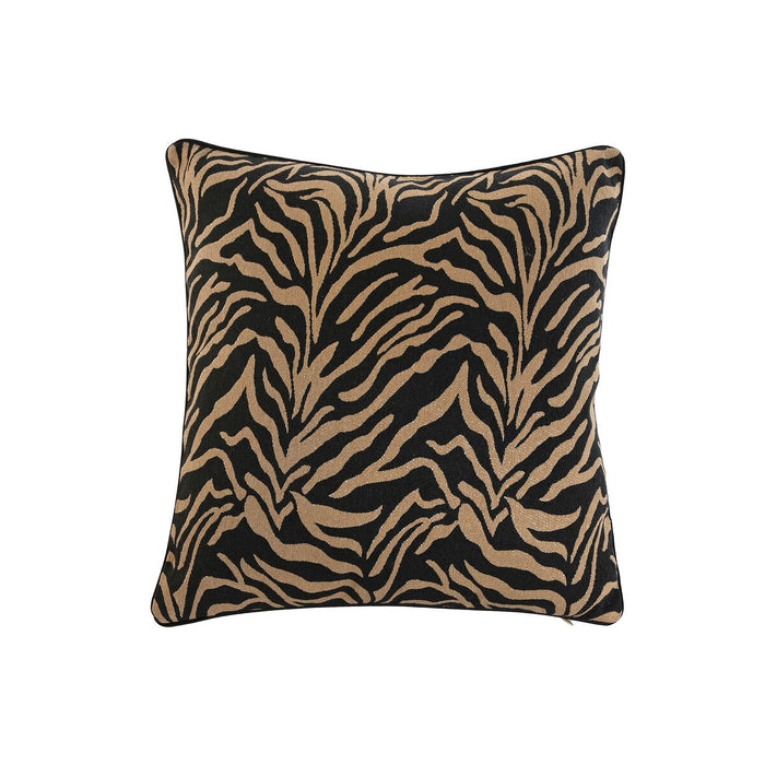 Cojín Home ESPRIT Negro Dorado 45 x 15 x 45 cm