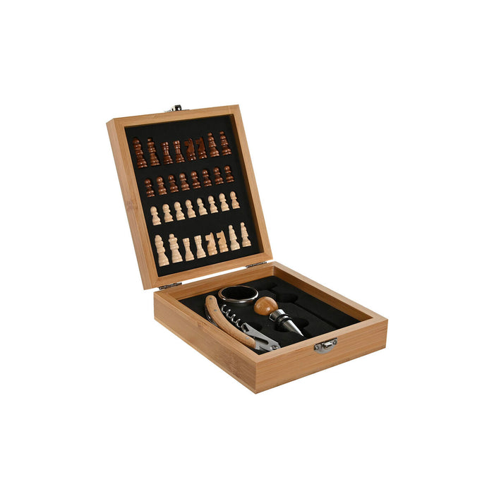 Set of Wine Accessories Home ESPRIT Natural Bamboo 15 x 17 x 5 cm