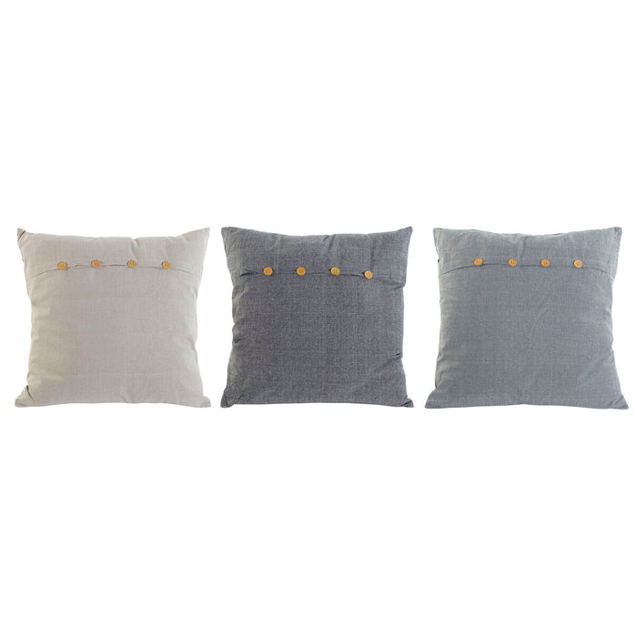 Cushion Home ESPRIT Blue Beige Mediterranean 60 x 20 x 60 cm (3 Units)