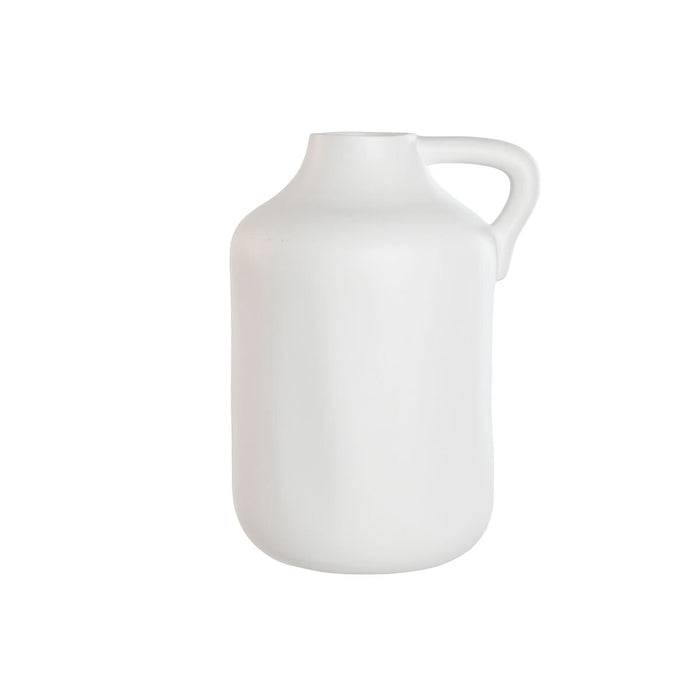 Jarrón Home ESPRIT Blanco Gres Estilo artesanal 35 x 35 x 50 cm