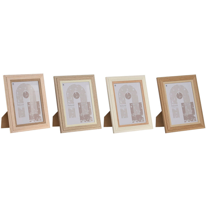 Cadre photo Home ESPRIT Verre Bois MDF 18 x 2,8 x 23 cm (4 Unités)
