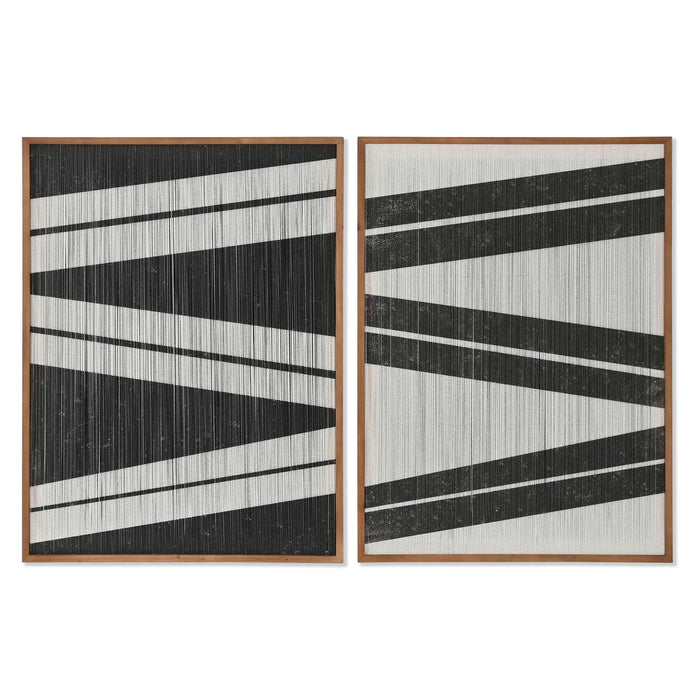 Cadre Home ESPRIT Coton Sapin 60 x 3 x 60 cm 60 x 3 x 80 cm