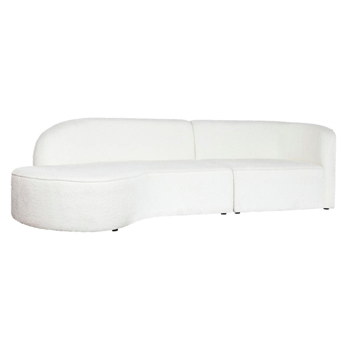 Sofá Home ESPRIT Blanco Moderno 299 x 107 x 73 cm