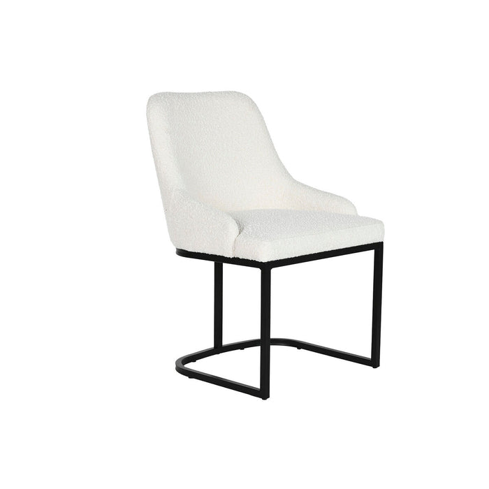 Sedia da Sala da Pranzo Home ESPRIT Bianco Nero 54 x 61 x 82,5 cm