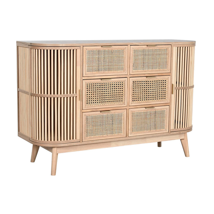 Chest of drawers Home ESPRIT Golden Natural Fir 120 x 40 x 80 cm