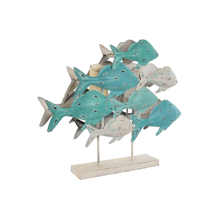 Statua Decorativa Home ESPRIT Mediterraneo Pesci 60 x 15 x 53 cm