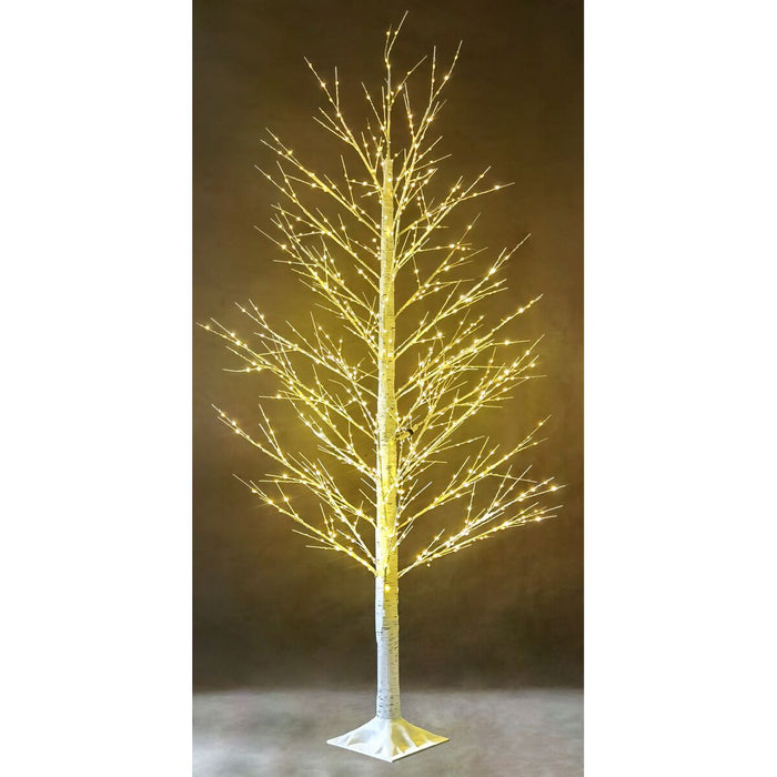 Christmas Tree Home ESPRIT White Metal 22 x 22 x 180 cm