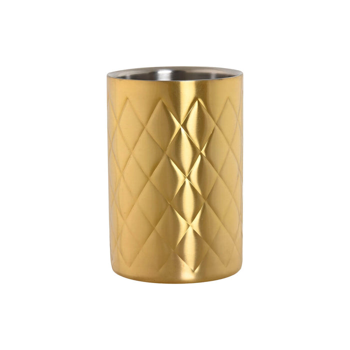 Enfriador de Botellas Home ESPRIT Dorado Acero Inoxidable 12 x 12 x 18 cm