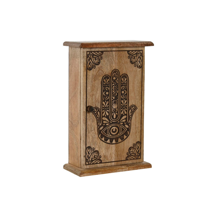 Key cupboard Home ESPRIT Natural 18 x 7,5 x 28 cm