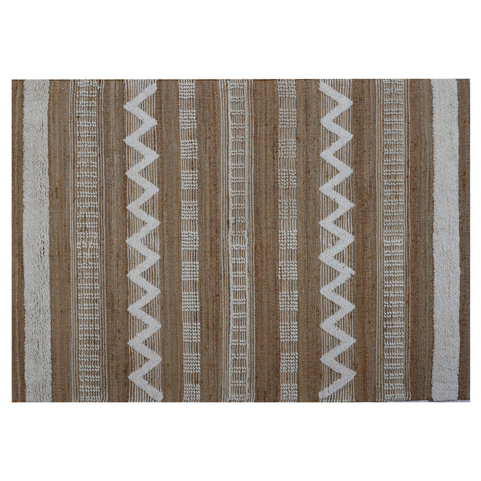 Tappeto Home ESPRIT Bianco Marrone Boho 200 x 300 x 1 cm