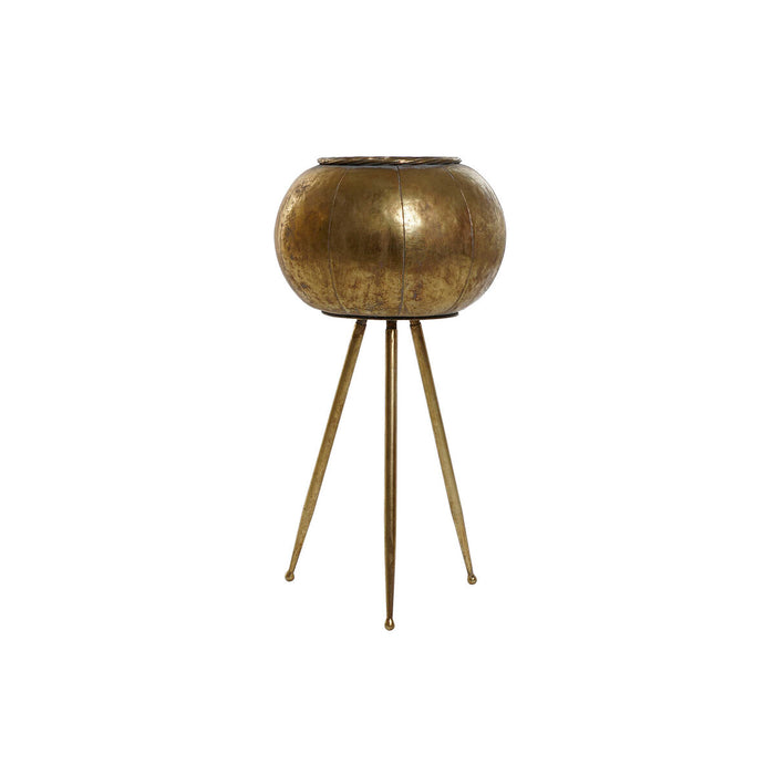 Macetero Home ESPRIT Dorado Metal Moderno 30 x 30 x 60 cm