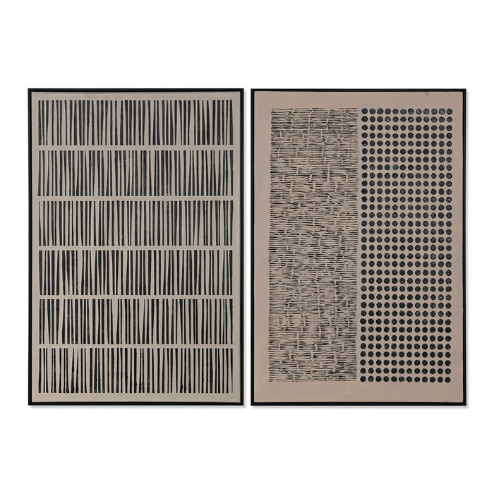 Canvas Home ESPRIT Plaster Canvas 83 x 4 x 123 cm