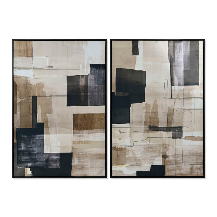 Lienzo Home ESPRIT Terciopelo Lienzo 83 x 4 x 123 cm