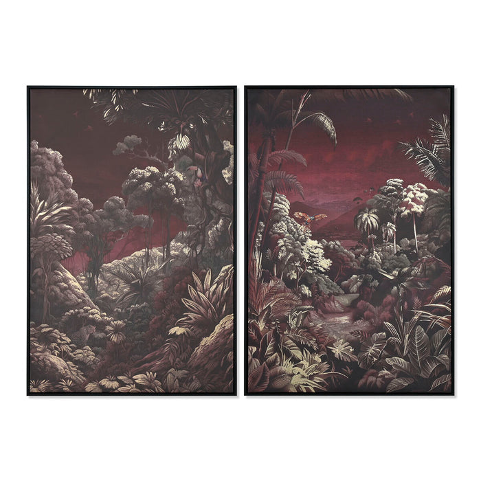 Canvas Home ESPRIT polystyrene Canvas 83 x 4 x 123 cm