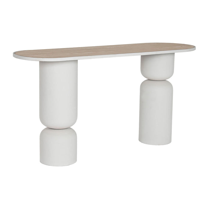 Consola Home ESPRIT Blanco Metal Madera MDF 150 x 45 x 77 cm