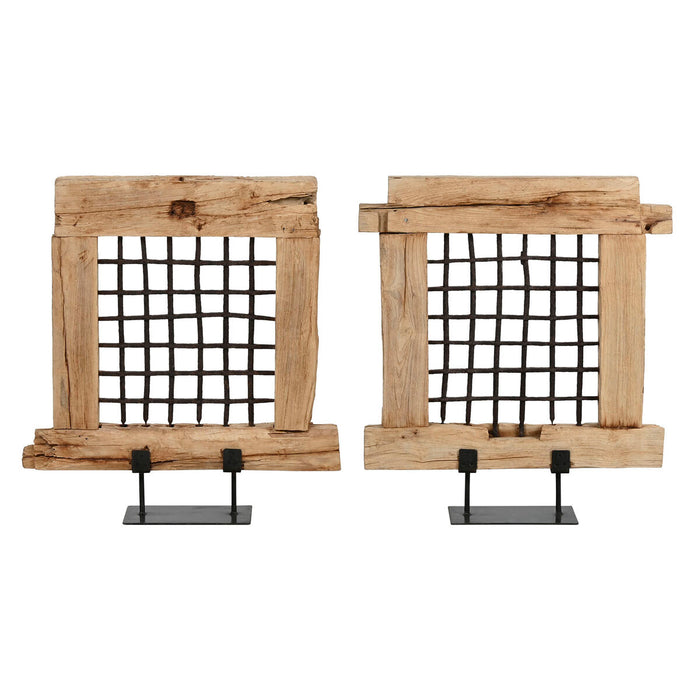 Figura Decorativa Home ESPRIT Natural Pieza única 65 x 18 x 75 cm