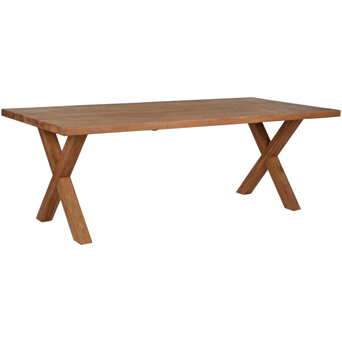Mesa de Comedor Home ESPRIT madera de teca 220 x 100 x 76 cm