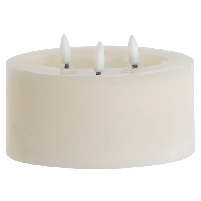 Vela LED Home ESPRIT Beige 15 x 15 x 7 cm (AA)