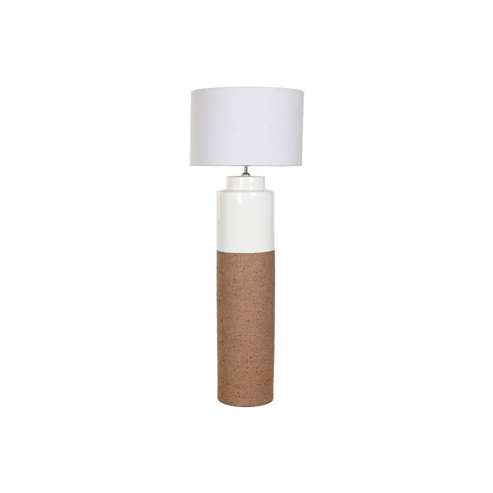 Lampada da Terra Home ESPRIT Bianco Marrone 220 V 50 X 50 X 139,5 cm