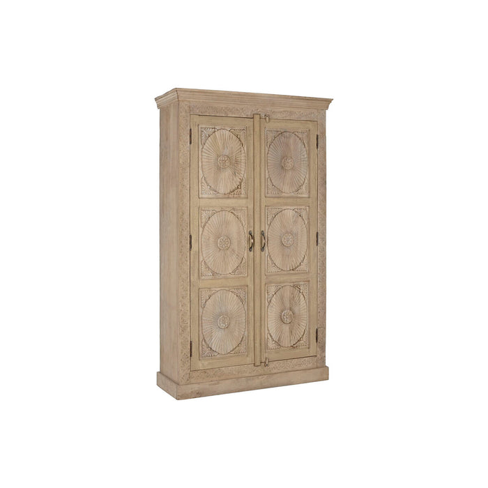 Armario Home ESPRIT Natural Madera de mango 125 x 43 x 214 cm