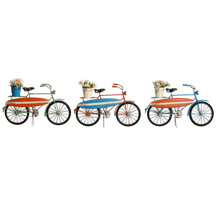 Figura Decorativa Home ESPRIT Azul Verde Naranja 31 x 8,5 x 19 cm (3 Unidades)