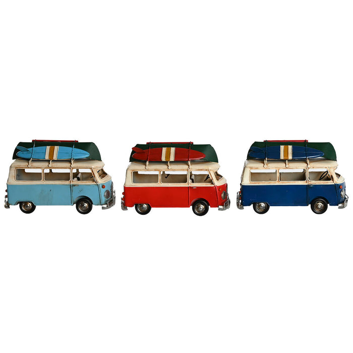 Figurine Décorative Home ESPRIT Bleu Rouge Blue marine 28 x 13,5 x 17,5 cm (3 Unités)