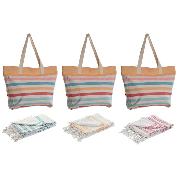 Women's Handbag Home ESPRIT Multicolour 37 x 12 x 36 cm (3 Units)